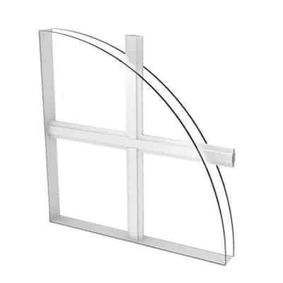 Between-the-glass: Contoured